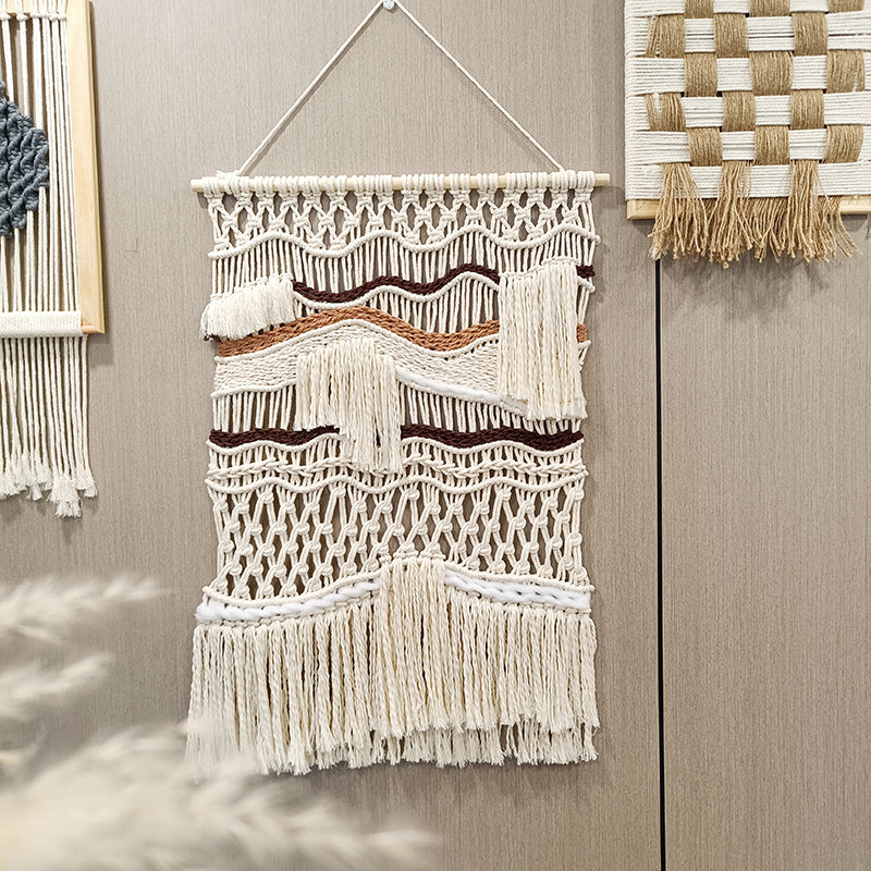 Wall Eco-friendly bohemian decor diy kit art high-end macrame wall hanging kit