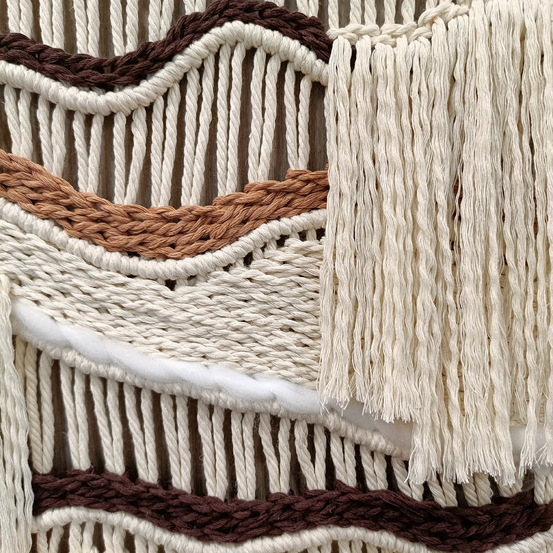 Wall Eco-friendly bohemian decor diy kit art high-end macrame wall hanging kit