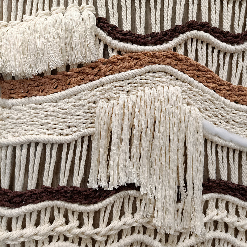 Wall Eco-friendly bohemian decor diy kit art high-end macrame wall hanging kit