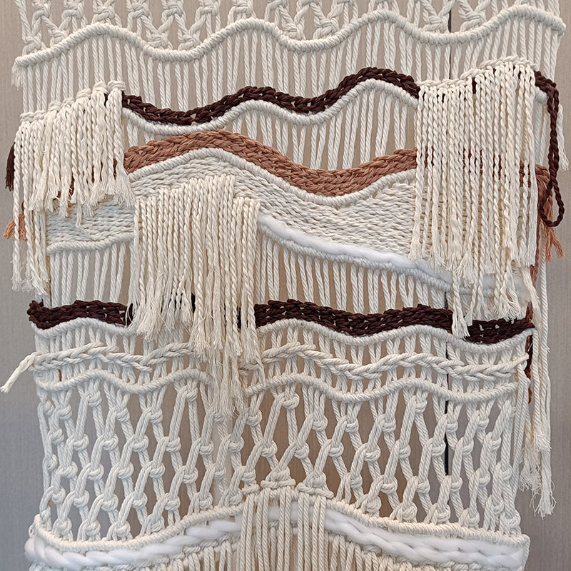 Wall Eco-friendly bohemian decor diy kit art high-end macrame wall hanging kit
