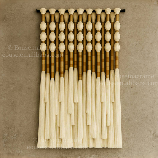 INS Hot Large Macrame Wall Hanging Handmade Fiber ArtCotton Rope Woven Tapestry Fiber Art Decor for Bedroom Living Room Event Backdrop