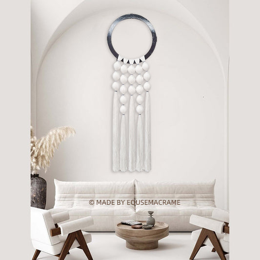Bohemian Handmade Indoor Decoration Hand-Woven Wall Hanging Macrame Decor