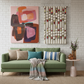 Luxury Macrame Wall Hanging Tapestry Handmade Polyester Fiber Sphericity Cotton Textile Wall Art Large Art Yarn for Hotel Wedding Backdrop