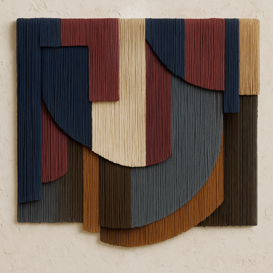 Vintage Inspired 3D Wall Art Hanging Cotton Rope Macrame Wall Hanging for Home Hotel Decor Artwork Weaving