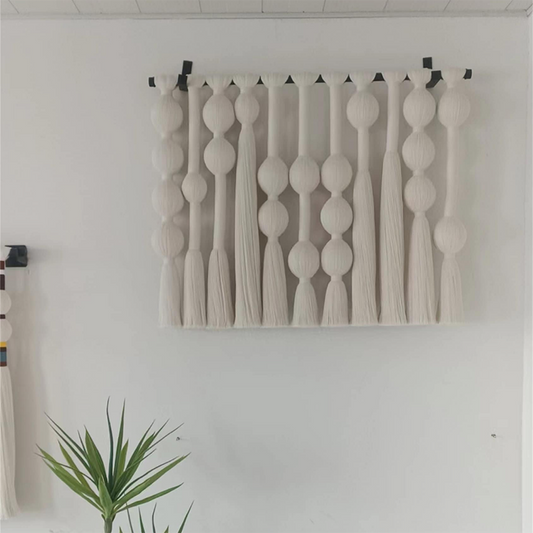 new home macrame boho garden decoration white wall decor wall hangings large macrame tapestry