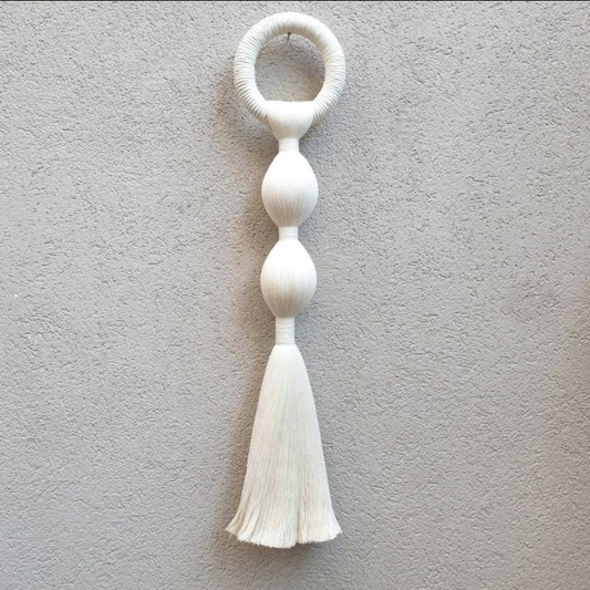 Wall Hangings Eco-friendly Hanging Macrame Wall Indoor and Outdoor Cotton Thread for Macrame Wooden Ring Home Decor