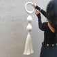 Wall Hangings Eco-friendly Hanging Macrame Wall Indoor and Outdoor Cotton Thread for Macrame Wooden Ring Home Decor
