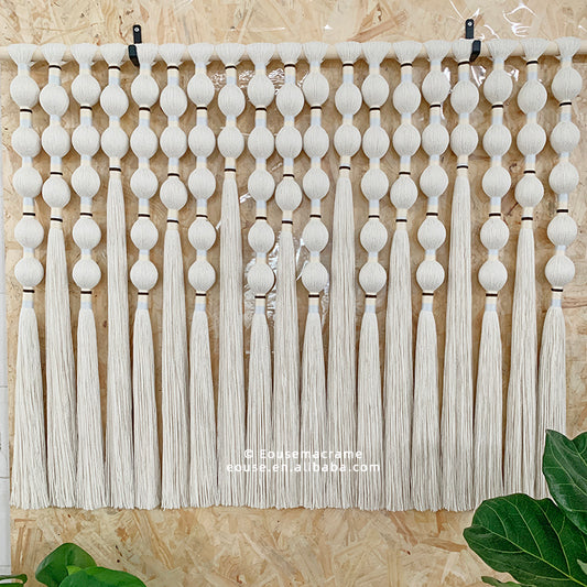 Boho Macrame Tassel Wall Hanging Decoration Handmade Modern Textile Art Interior Design Home Decor