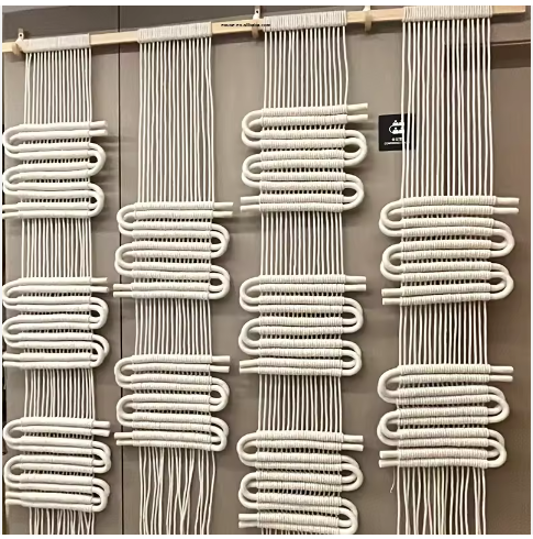 Boho New Style Manufacture Wall Decorations For Home Eco-friendly Cotton Rope Macrame Large Hotel Decor Macrame Wall Hanging