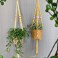 Factory Customization Accepted Macrame Plant Hanger Flower Pot Rack Handmade Bohemian Living Room Home Decor Wholesale