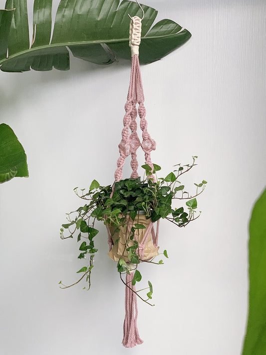 Macrame Plant Hangers with Hook Crochet Plant Hanger Hanging Flower Pot Bohemian Wall Art Decor