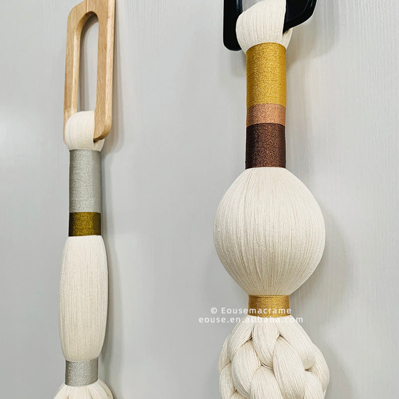 Unique Decor Object Knot Tassel Tapestry Macrame Bubble Wall Hangings Design Art Home Wall Decor for Home Luxury Gallery