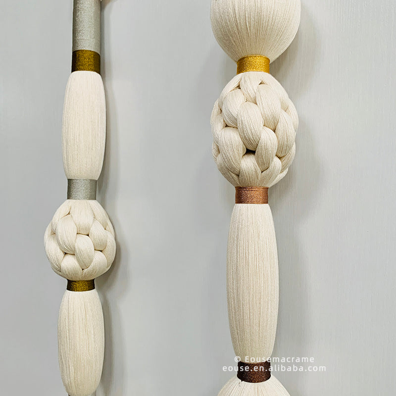 Unique Decor Object Knot Tassel Tapestry Macrame Bubble Wall Hangings Design Art Home Wall Decor for Home Luxury Gallery
