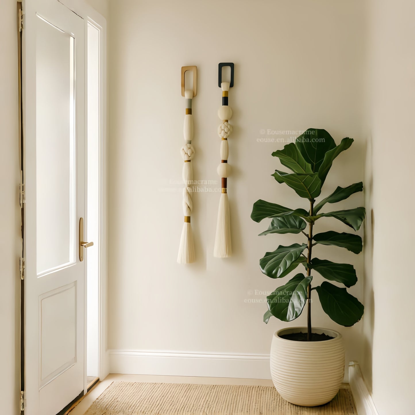 Unique Decor Object Knot Tassel Tapestry Macrame Bubble Wall Hangings Design Art Home Wall Decor for Home Luxury Gallery