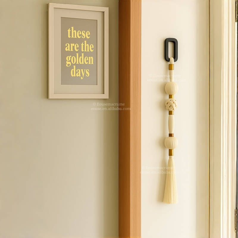 Unique Decor Object Knot Tassel Tapestry Macrame Bubble Wall Hangings Design Art Home Wall Decor for Home Luxury Gallery