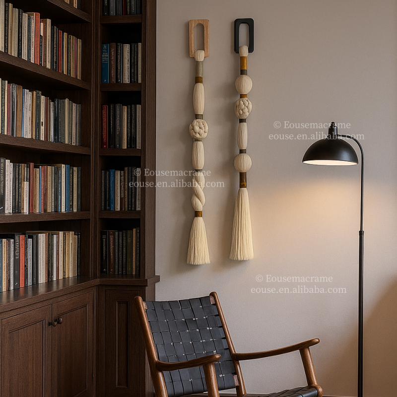 Unique Decor Object Knot Tassel Tapestry Macrame Bubble Wall Hangings Design Art Home Wall Decor for Home Luxury Gallery