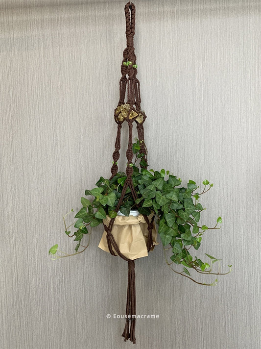 Bohemian Custom Colored Lace Wall Mount Plant Pot Rack Hanger Home Decor Wholesale Handmade Artwork Garden