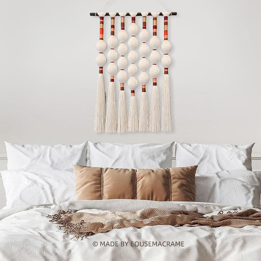bohemian manufacture wall decorations for home eco-friendly macrame wall morocco style macrame wall hanging