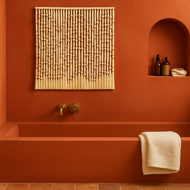 Premium Macrame Long Tassel Wall Hanging Fiber Art Bohemian Style Living Room Decor Hand-Woven Interior Ornaments for Home