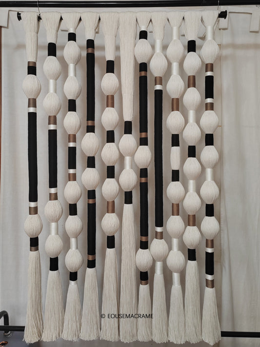 osana macrame monopoli painel macrame painel de macrame parede for Restaurants hotels supermarkets fiber art Textile Art Large