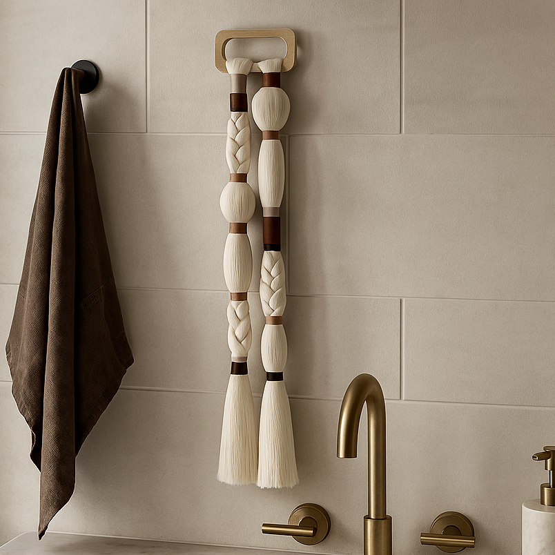 Eco-Friendly Macrame Wall Tapestry Handmade Braided Rope Bohemian Woven Wall Art for Home Office Hotel Decoration