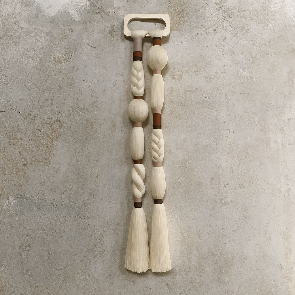 Eco-Friendly Macrame Wall Tapestry Handmade Braided Rope Bohemian Woven Wall Art for Home Office Hotel Decoration