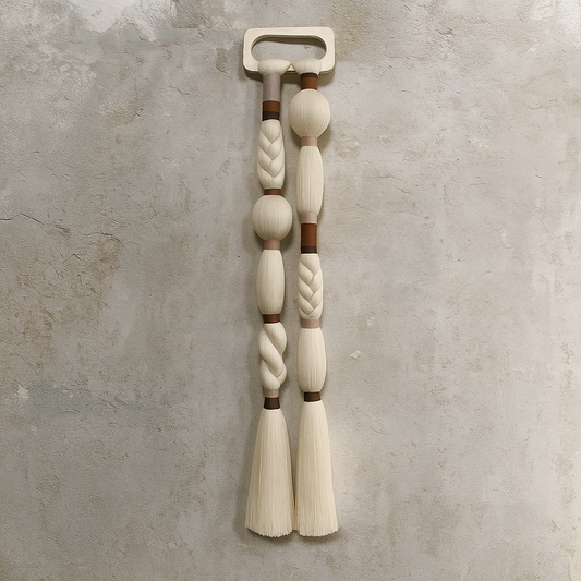 Eco-Friendly Macrame Wall Tapestry Handmade Braided Rope Bohemian Woven Wall Art for Home Office Hotel Decoration