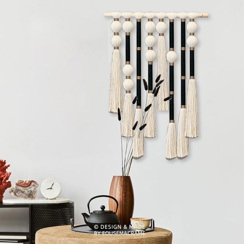 Eouse new large boho macrame Morse code I LOVE YOU wall hanging large macrame wall hanging buy home decor