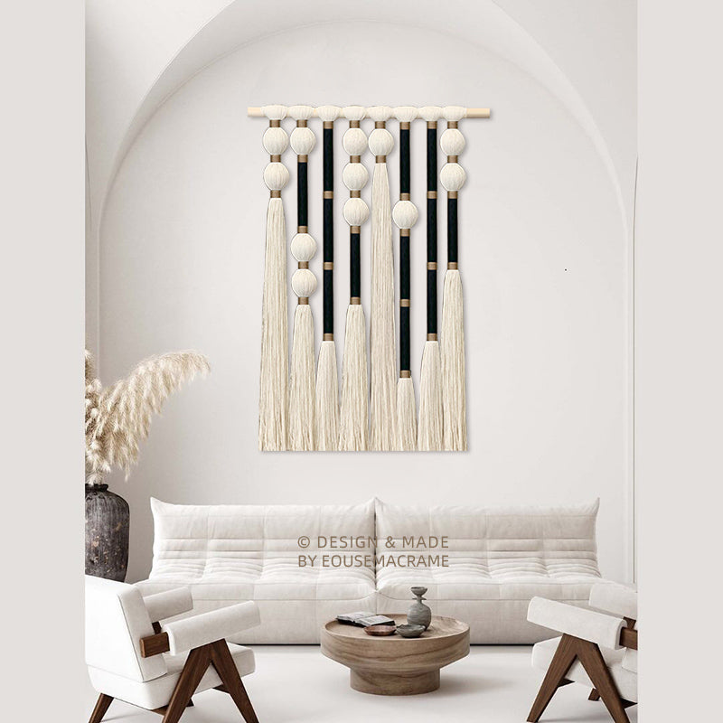 Eouse new large boho macrame Morse code I LOVE YOU wall hanging large macrame wall hanging buy home decor