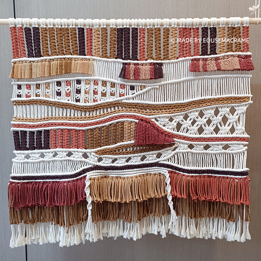 Wholesale wall decorations for home tie-dye boho wall hanging macrame wall hanging