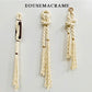Short Rope Sculpture Decorative Knots Tassel Tapestry Macrame Bubble Wall Hangings Design Art Home Wall Decor for Home Luxury