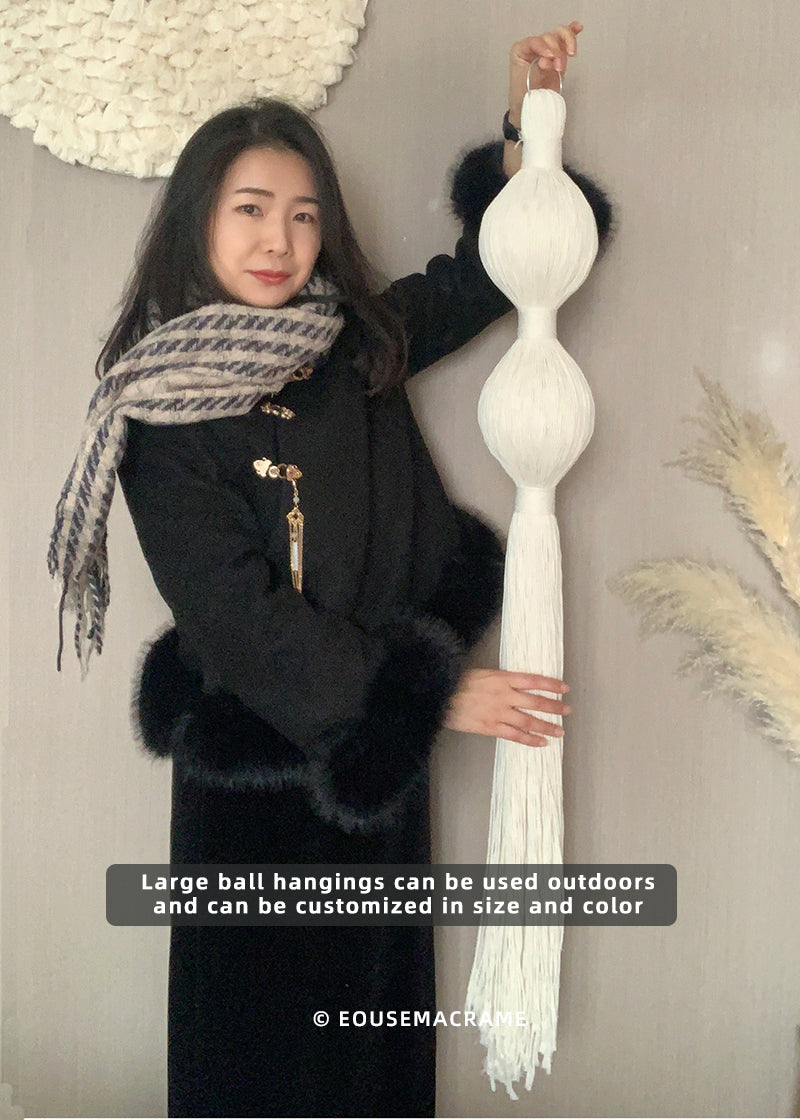 macrame Wall Hanging for Living Room Cotton Large Wall Decor Macrame Boho Handmade Tapestries