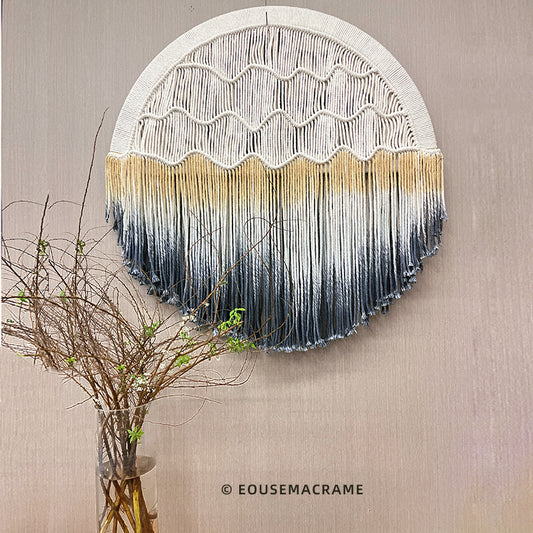 New Creative Boho Green Leaf Wall Hangings Macrame Wall Hanging Wall Decor Macrame Leaf For Home Decor